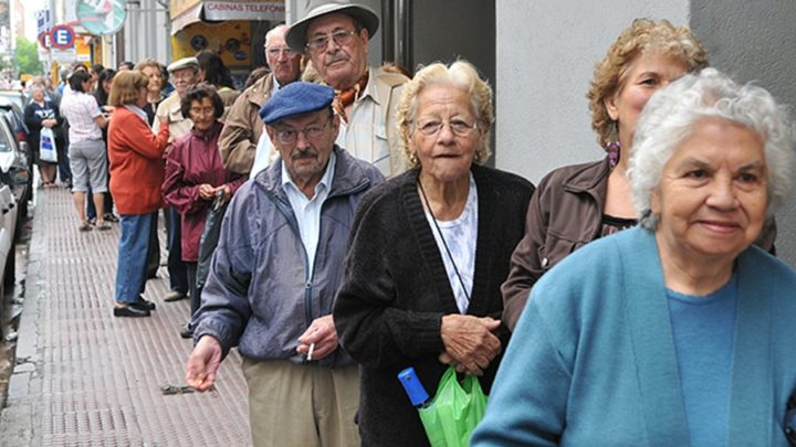 El gobierno anuncia el aumento de jubilados