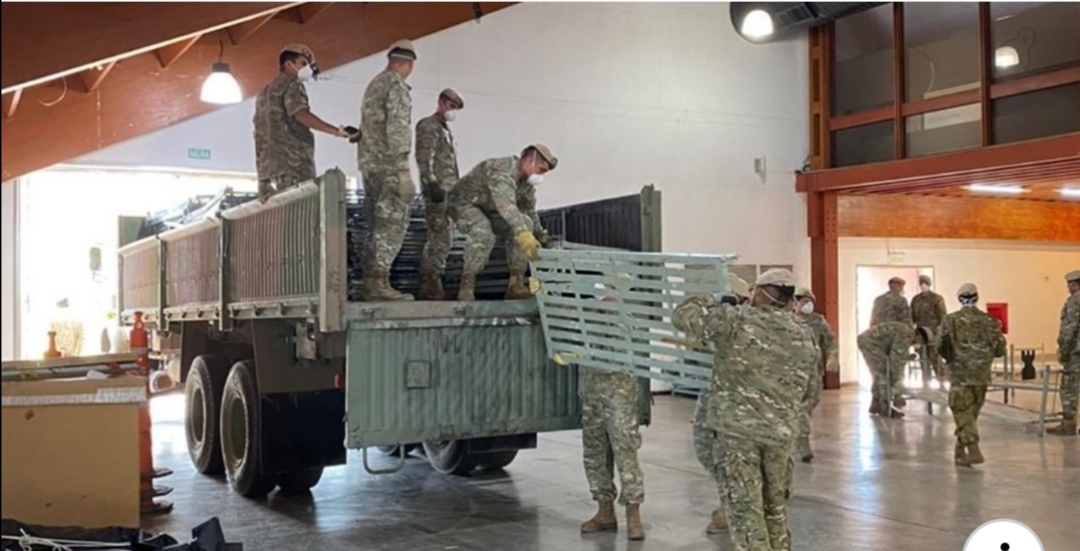 RANCHOS/MONTE: El Ejército entregó camas y alimentos en el contexto de aislamiento social RANCHOS/MONTE: El Ejército entregó camas y alimentos en el contexto de aislamiento social