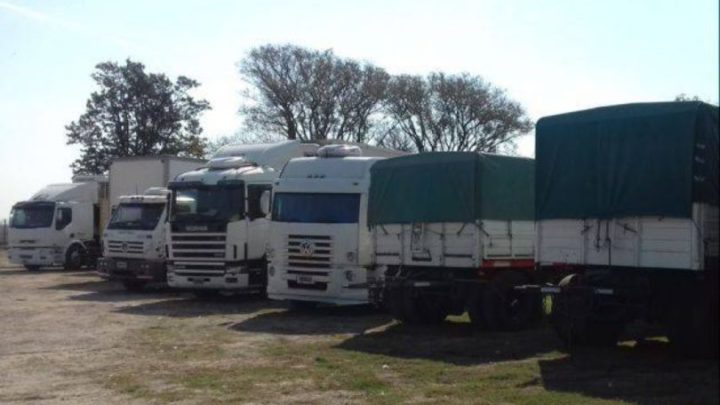 LAS FLORES: Se habilitó la nueva playa de camiones en Ruta 3 para transporte de productos no esenciales