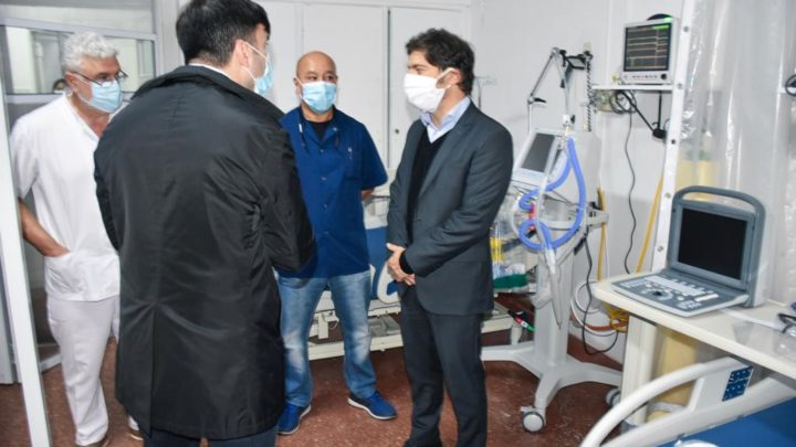 CASTELLI: Junto al Gobernador, Echarren inauguró la primer Terapia Intensiva de la ciudad