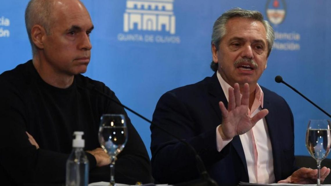 Fernández rescata a Larreta en medio de la pandemia y carga contra Vidal