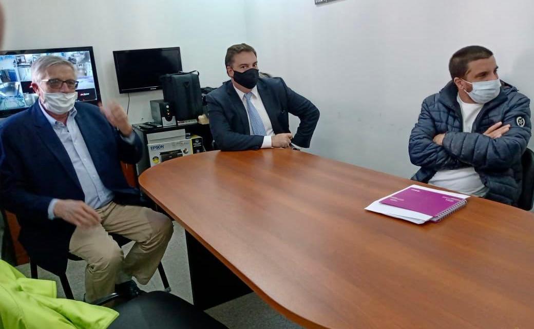 Funcionarios del Ministerio de Seguridad visitaron Belgrano y se reunieron con el intendente Dinápoli