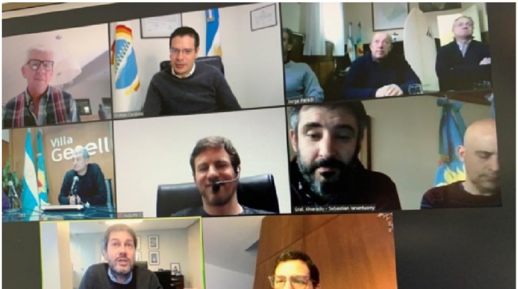 Intendentes costeros mantuvieron un encuentro virtual con ministro de Turismo y Deporte de la Nación Intendentes costeros mantuvieron un encuentro virtual con ministro de Turismo y Deporte de la Nación