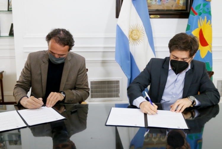 Provincia firmó convenios con Nación para obras viales y de agua y saneamiento en más de 40 municipios Provincia firmó convenios con Nación para obras viales y de agua y saneamiento en más de 40 municipios