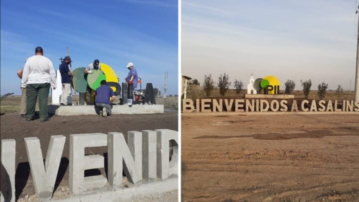 CASALINS tiene ahora su nuevo cartel identificatorio  