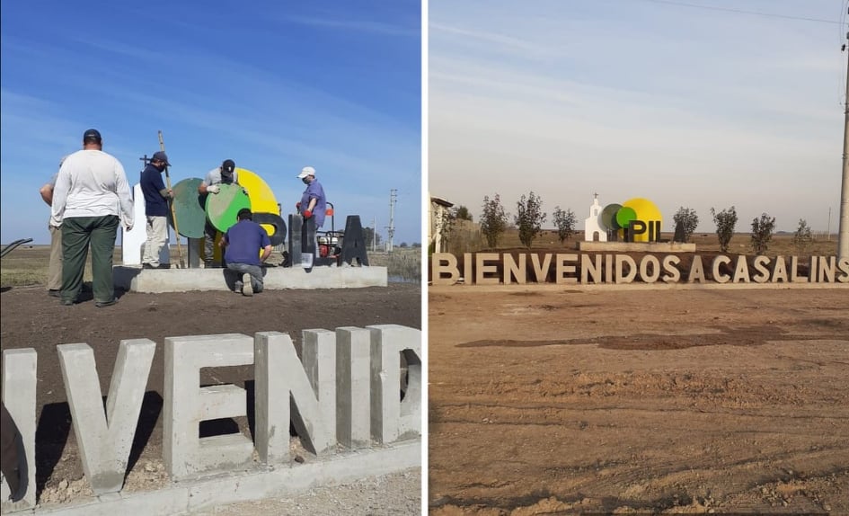 CASALINS tiene ahora su nuevo cartel identificatorio CASALINS tiene ahora su nuevo cartel identificatorio