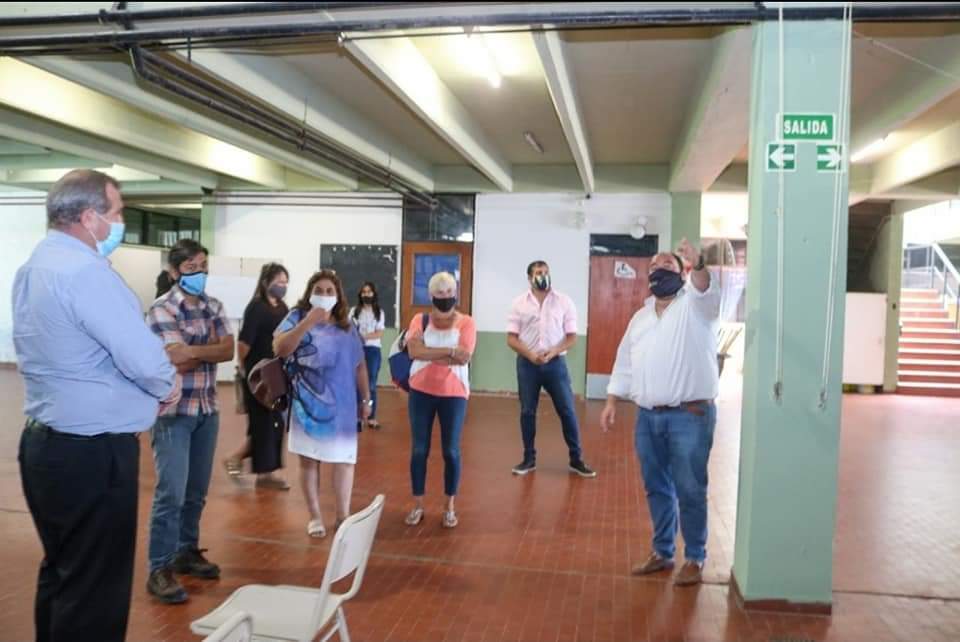 Funcionarios de la Región Sanitaria visitaron Ranchos y supervisaron el Centro de Vacunación