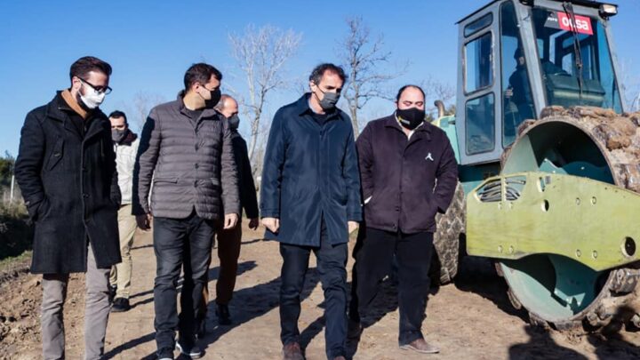 Katopodis firmó convenio y recorrió obras en General Paz