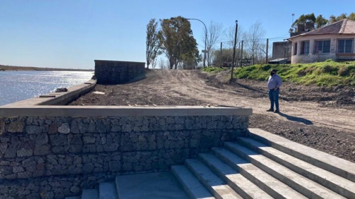 VILLANUEVA: Avanza a buen ritmo la obra del camping municipal del Río Salado.