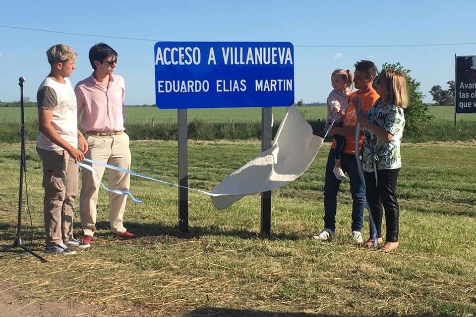 VILLANUEVA SUMA OBRAS DE PAVIMENTO URBANO Y NOMBRA “EDUARDO ELÍAS MARTÍN’ A SU ACCESO VILLANUEVA SUMA OBRAS DE PAVIMENTO URBANO Y NOMBRA “EDUARDO ELÍAS MARTÍN’ A SU ACCESO