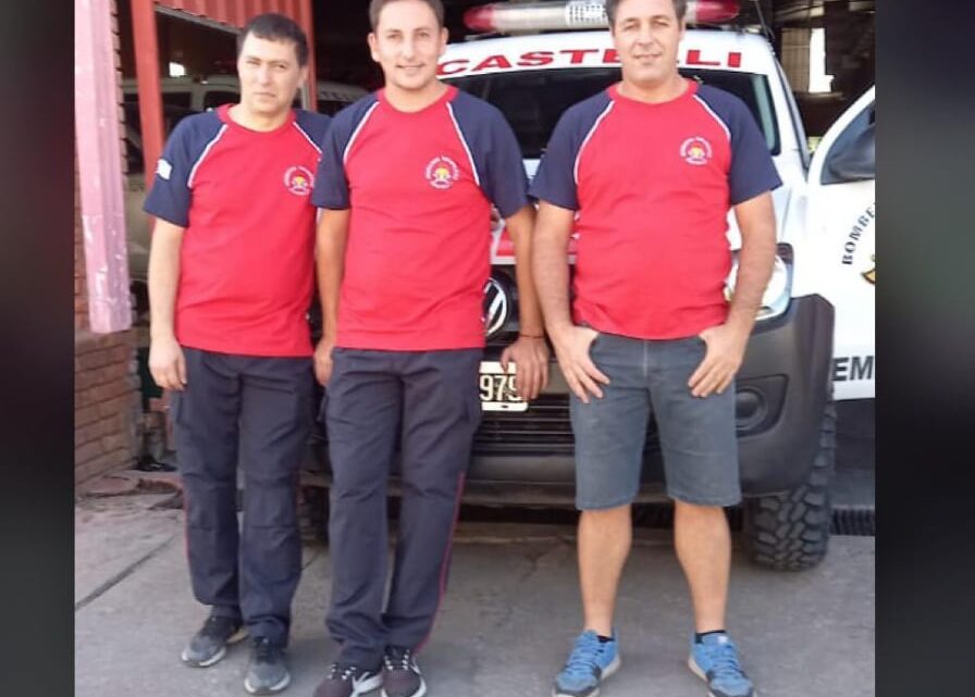 Bomberos de Castelli viajan a Corrientes para sumarse al combate del fuego Bomberos de Castelli viajan a Corrientes para sumarse al combate del fuego