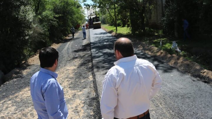 Junto al intendente Álvarez, Nardini recorrió obras en Ranchos