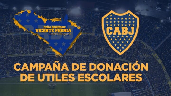 GRAL BELGRANO: La PEÑA BOQUENSE realiza una colecta solidaria de útiles escolares