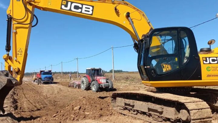 CASTELLI: Avanzan las obras en el primer Parque Industrial Agroalimentario