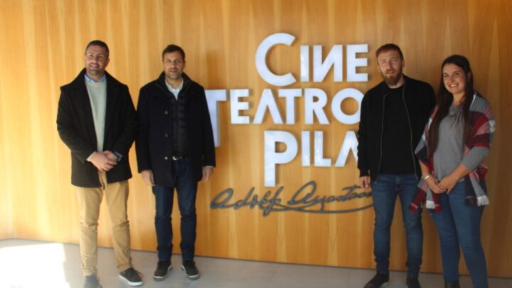 PILA:  Sebastián Walker recibió al presidente de la cámara de Diputados y al Vice Jefe de Gabinete provincial.