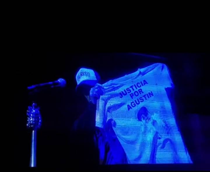DOLORES: En pleno show, “La Beriso” se sumó al reclamo de justicia por Agustín Miranda DOLORES: En pleno show, “La Beriso” se sumó al reclamo de justicia por Agustín Miranda