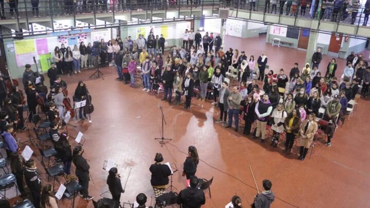 Con gran éxito se presento la orquesta Infanto Juvenil de GENERAL PAZ