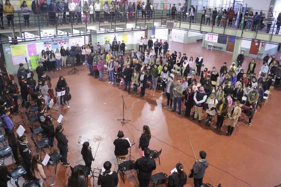 Con gran éxito se presento la orquesta Infanto Juvenil de GENERAL PAZ