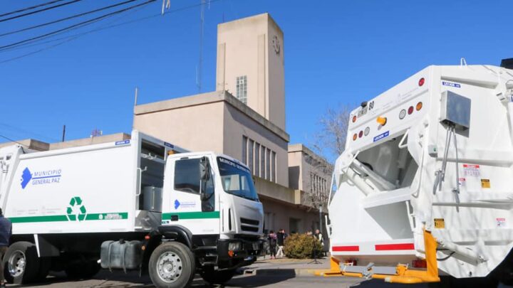 RANCHOS: Se presentaron los nuevos camiones compactadores del servicio de recolección de basura