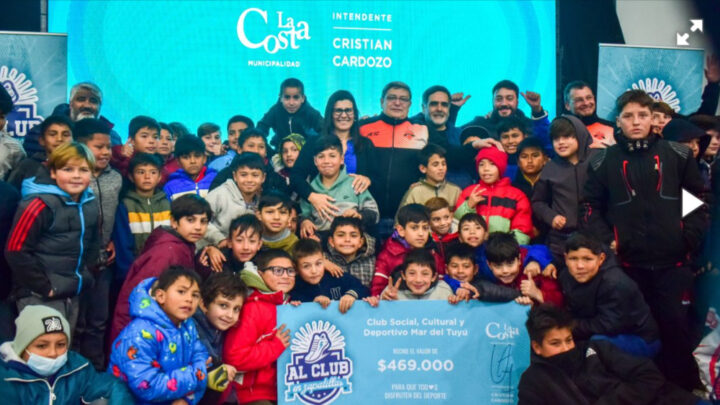 Al Club en Zapatillas llegó para los chicos del Club Social y Deportivo Mar del Tuyú