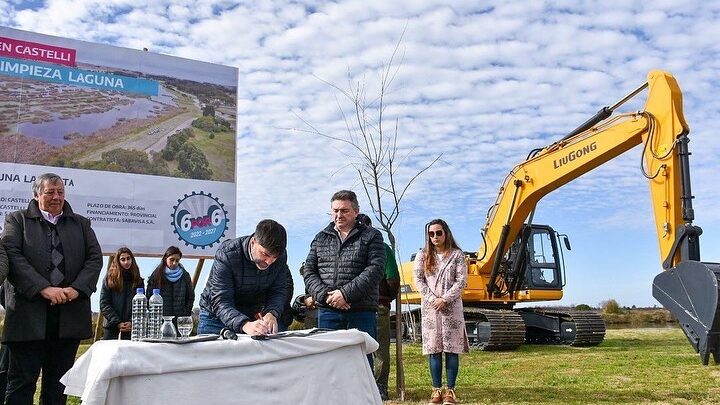 HISTÓRICO: Castelli pondrá en valor la Laguna “La Rosita” y apostará al turismo