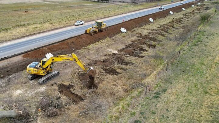Avanza a buen ritmo la repavimentacion de la Ruta Provincial N° 29.