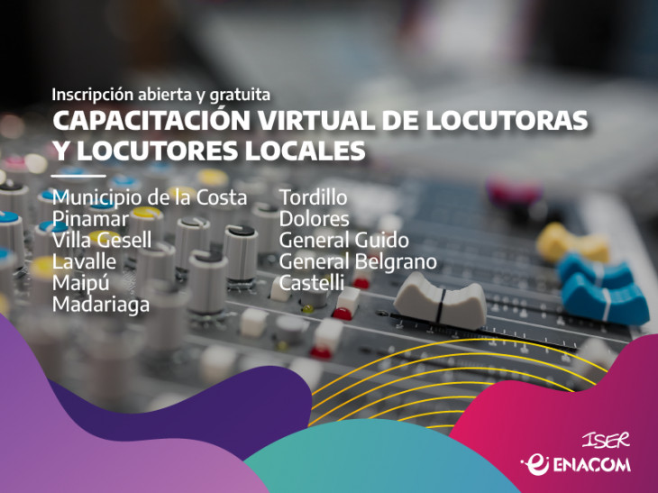 Curso virtual de capacitación para locutoras y locutores