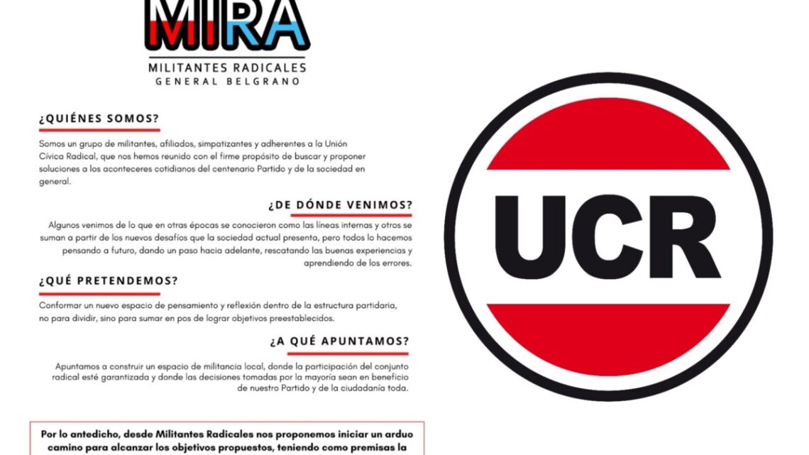 GRAL BELGRANO: El radicalismo local presenta un nuevo espacio político