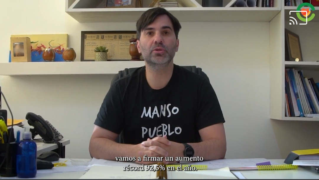 El Intendente de Castelli anunció un aumento récord del 92.5% El Intendente de Castelli anunció un aumento récord del 92.5%