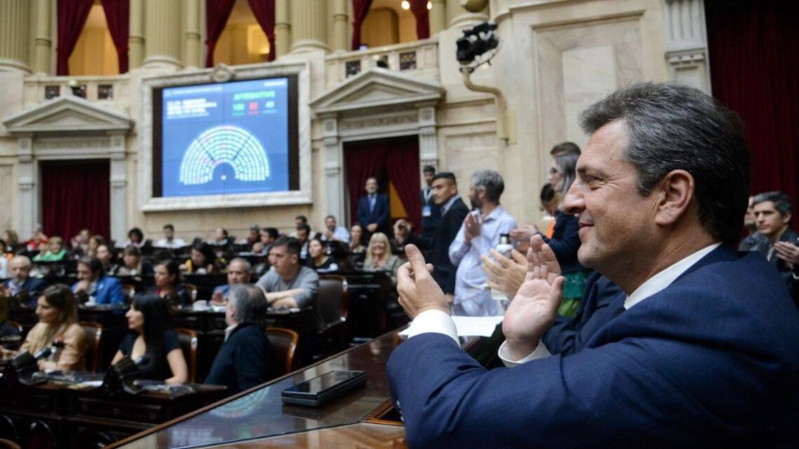 Massa celebró la aprobación del Presupuesto 2023 en Diputados: “Era el objetivo que buscábamos” Massa celebró la aprobación del Presupuesto 2023 en Diputados: “Era el objetivo que buscábamos”