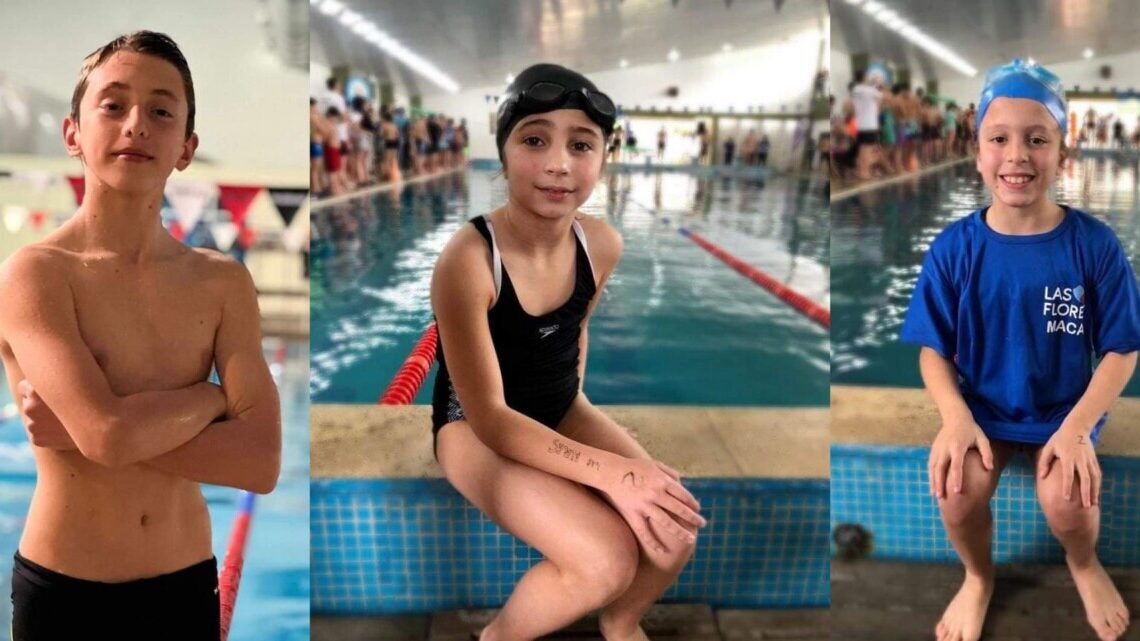 LAS FLORES: Representantes de la Escuela Municipal de Natación fueron convocados a la Selección de la Liga Regional