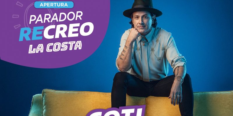 Coti Sorokin abrirá con un show al aire libre las actividades de verano del Parador ReCreo