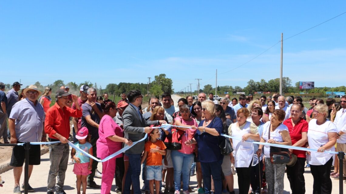 Obra histórica: se inauguraron los 5 kilómetros que unen Castelli con Pueblo Nuevo