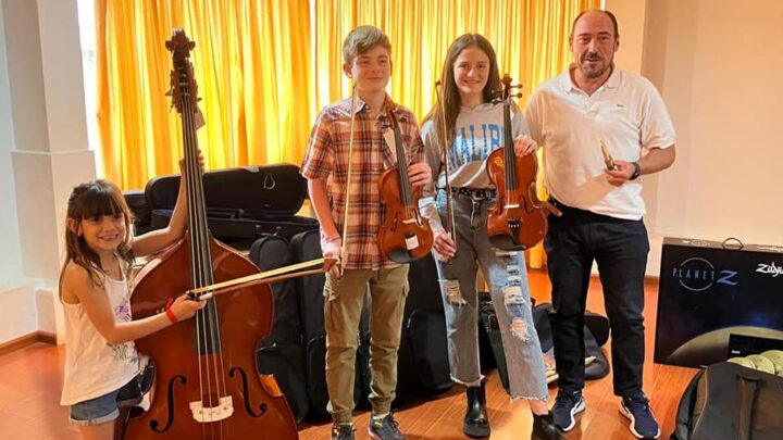 RANCHOS: Presentaron nuevos instrumentos para la Orquesta Escuela