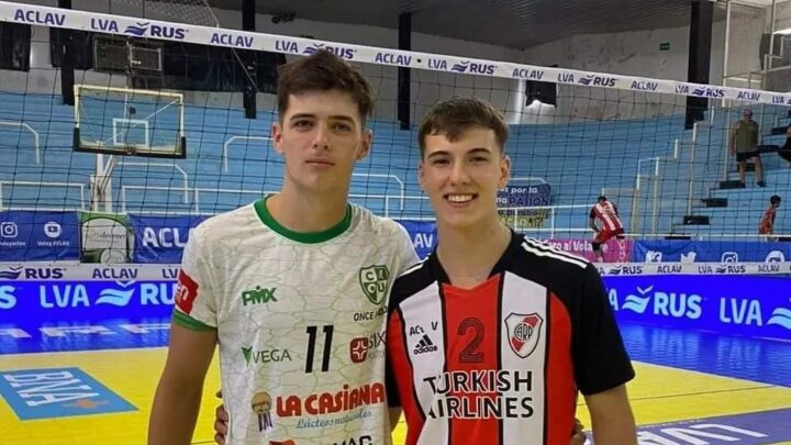 Fue un día histórico para el voley belgranense: Thiago Bucci y Nahuel García juntos en la Liga Nacional