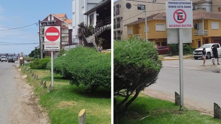 Renovación de cartelería: El Municipio de Villa Gesell intensifica tareas para reforzar la seguridad vial