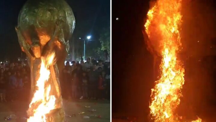 GRAL BELGRANO: Quemaron la copa y las redes estallaron de indignación