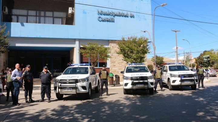 Castelli invierte en seguridad: 6 nuevos patrulleros, cámaras y centro de monitoreo 24 hs