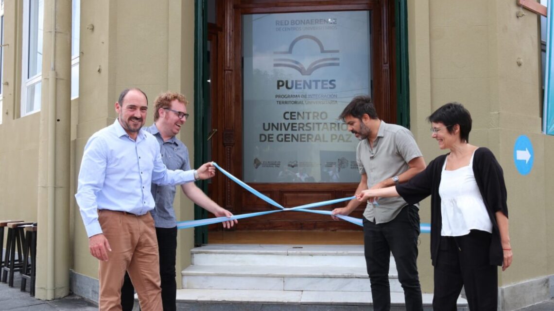 En un día histórico para General Paz pusieron en marcha el nuevo Centro Universitario En un día histórico para General Paz pusieron en marcha el nuevo Centro Universitario