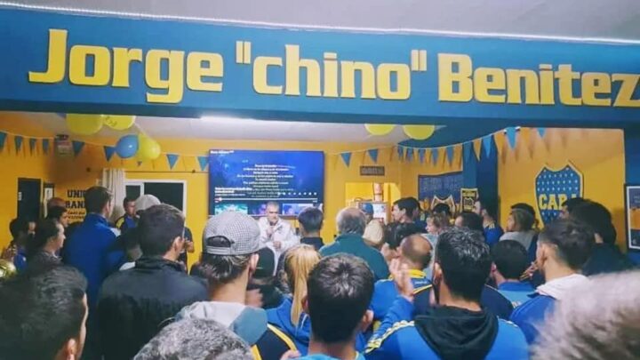 CHASCOMÚS: simpatizantes de Boca Juniors dejaron inaugurada la sede de la Peña Jorge Chino Benitez