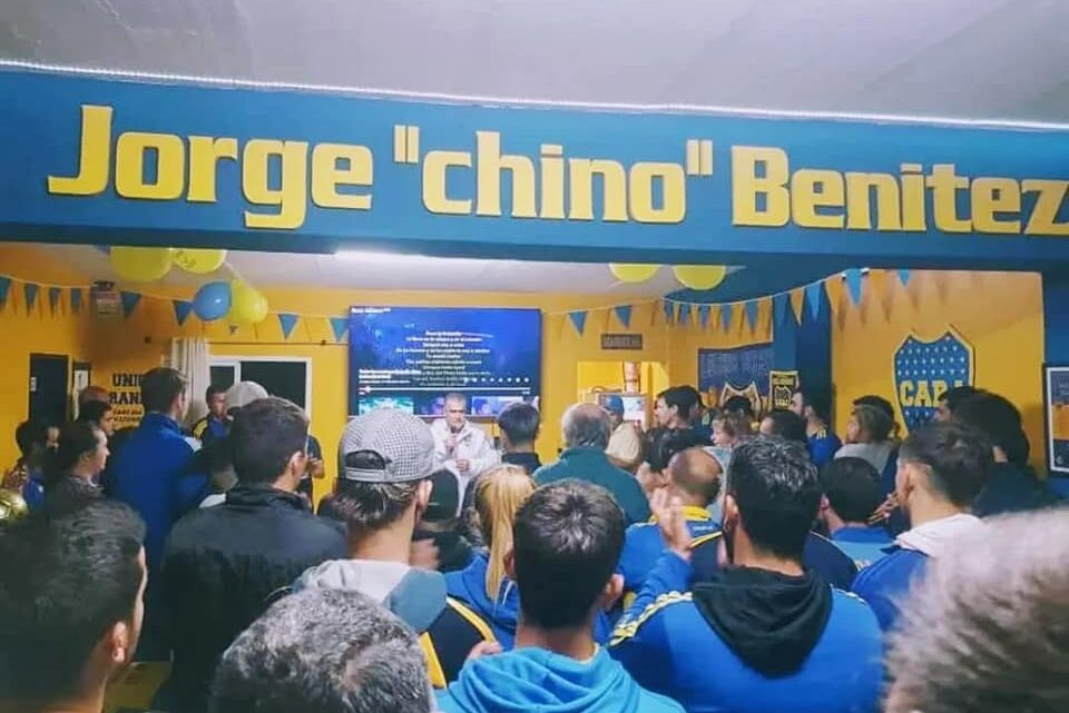 CHASCOMÚS: simpatizantes de Boca Juniors dejaron inaugurada la sede de la Peña Jorge Chino Benitez CHASCOMÚS: simpatizantes de Boca Juniors dejaron inaugurada la sede de la Peña Jorge Chino Benitez
