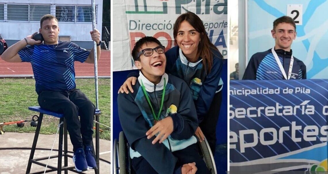 De Pila al alto rendimiento: tres jóvenes en la élite del deporte argentino