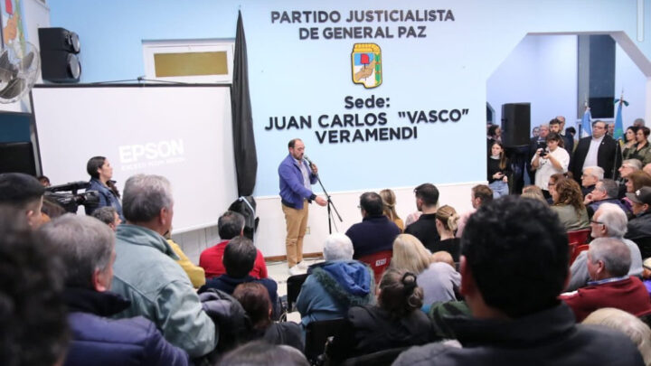 Emotivo homenaje del Partido Justicialista de General Paz al “Vasco” Veramendi