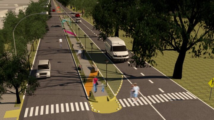 PILA: Walker vuelve a cumplir y mejora el sistema urbano a través de la remodelación de la “Colectora Mariano Moreno”