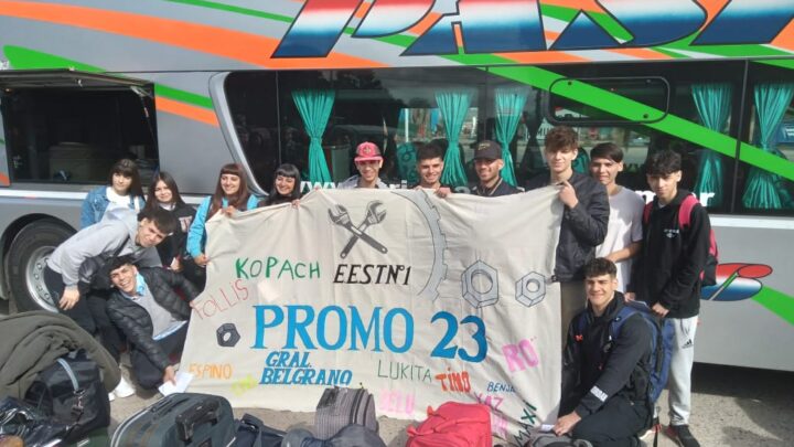 GRAL BELGRANO: Más de 150 estudiantes partieron a Mar del Plata con el programa Viaje de Fin de Curso de la Provincia