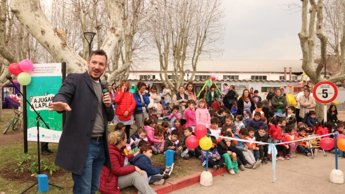 “A jugar a la Plaza”: en Ranchos quedó inaugurada la Plaza Infantil en el CEF “A jugar a la Plaza”: en Ranchos quedó inaugurada la Plaza Infantil en el CEF