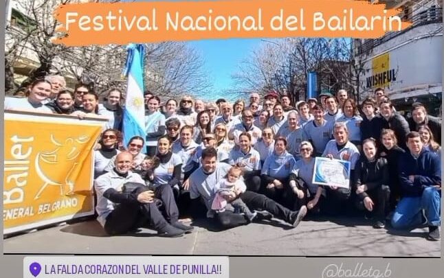 El Ballet General Belgrano fue elegido “Elenco Revelación” en La Falda