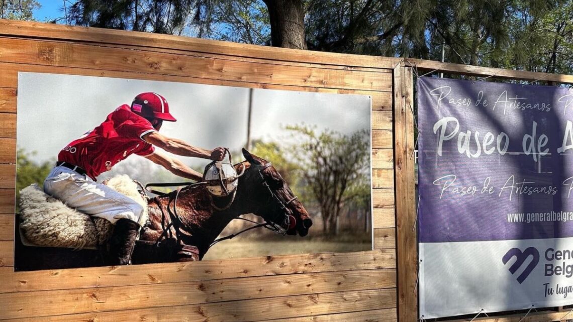 GRAL BELGRANO: Mural con imágenes de Pato en la cuna de campeones