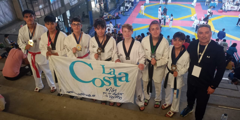 LA COSTA: Gran actuación del Seleccionado Municipal de Taekwondo en el Torneo Provincial Federado