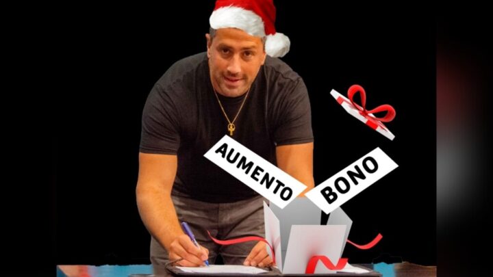 Walker modo Papá Noel: aumenta el salario y entrega un súper bono